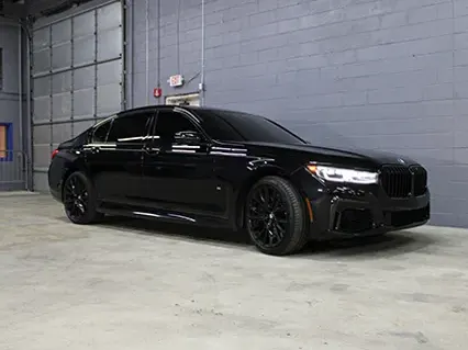 BMW 7 Series with Rayno ceramic tint by Tint IQ 360