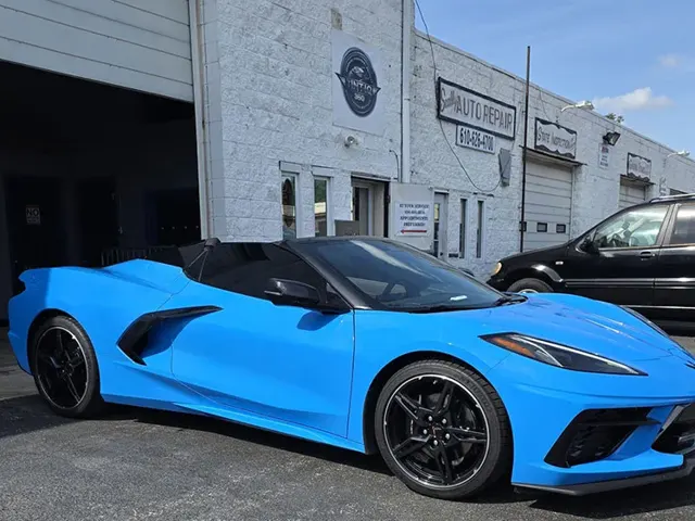 Chevrolet Corvette C8 with Rayno ceramic tint by Tint IQ 360